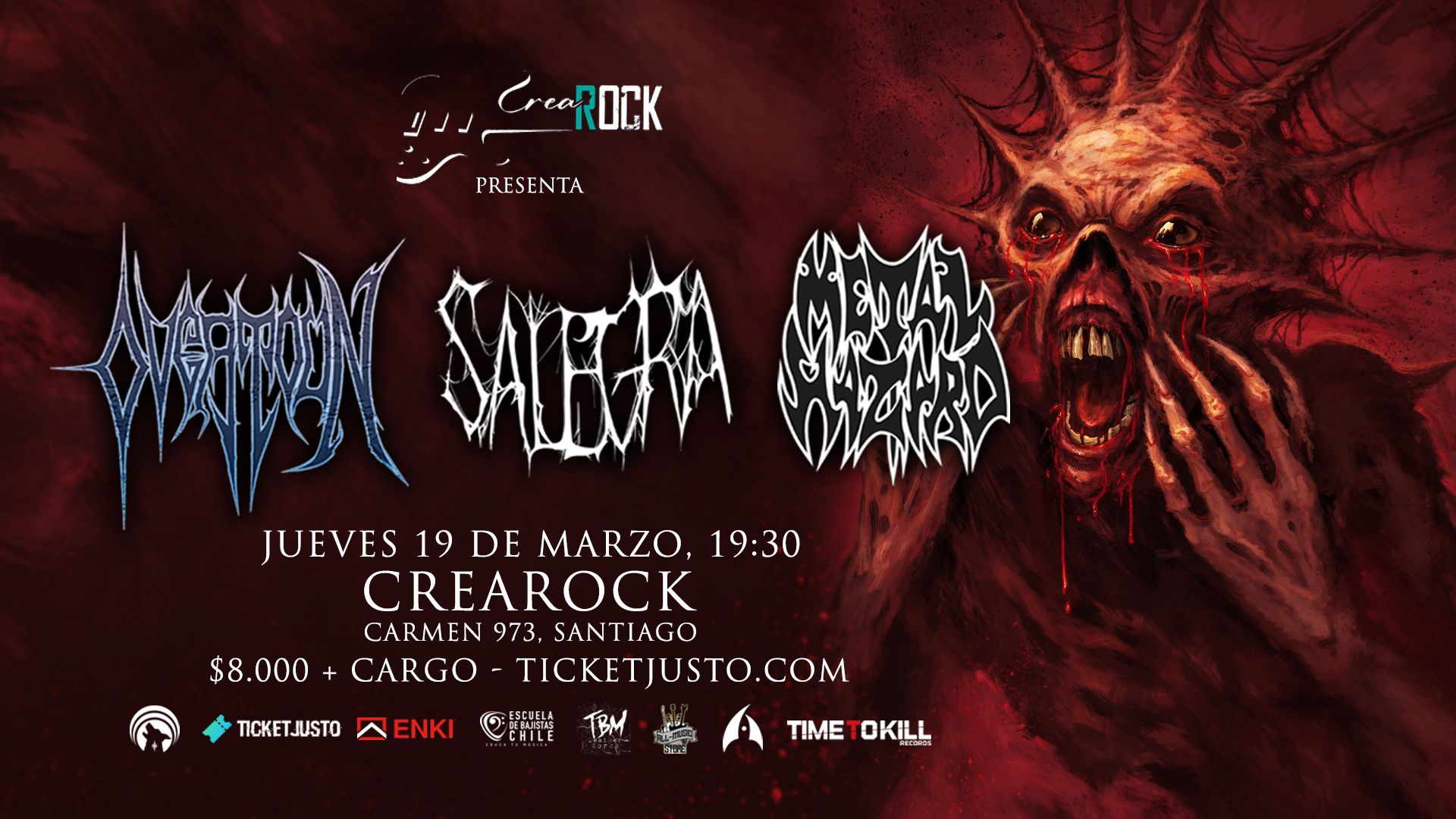 OVERTOUN + METAL HAZARD + SALEGRA