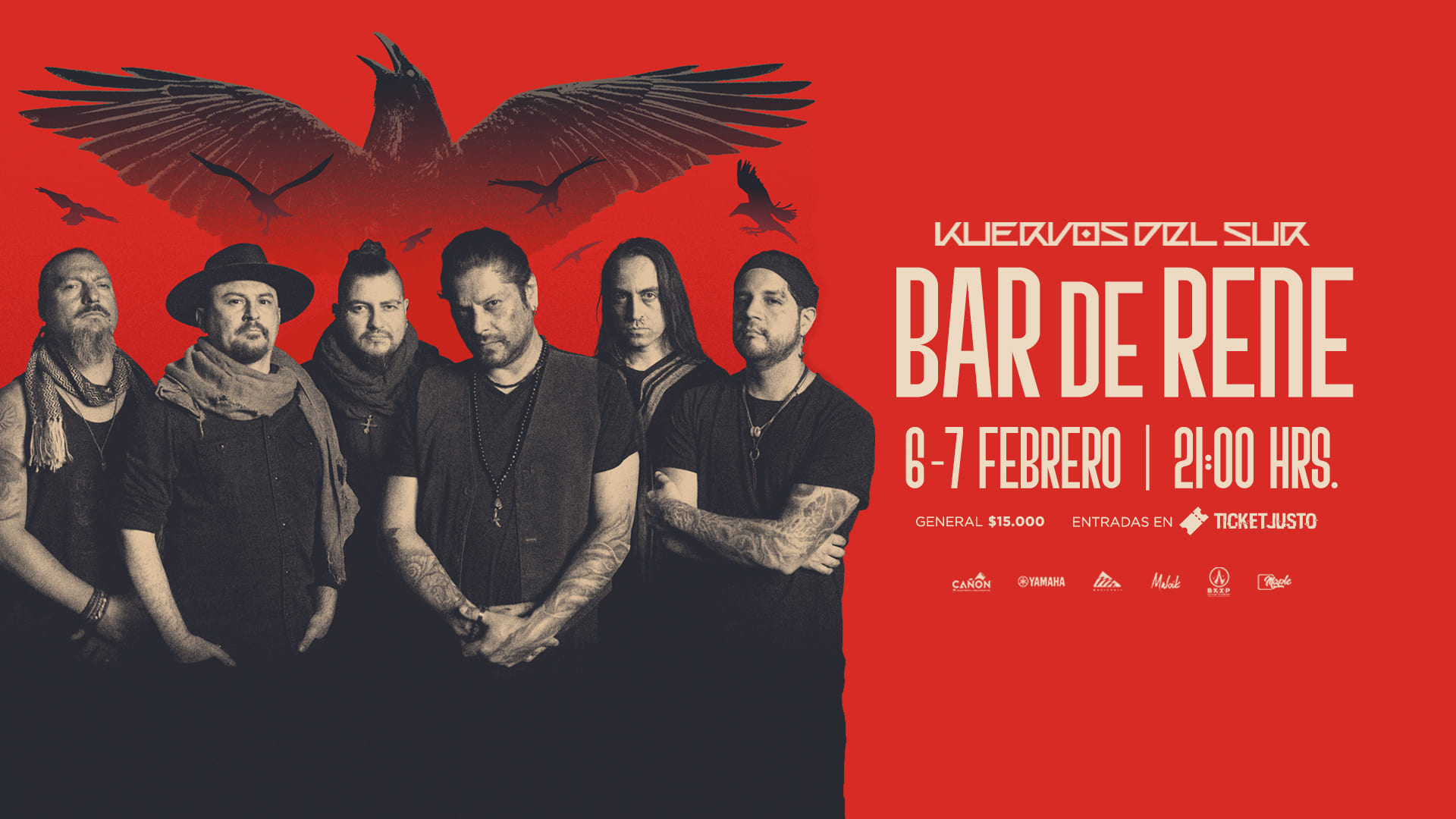 Kuervos del Sur en Bar de Rene: Sábado 07/02