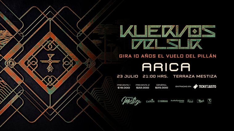 Kuervos Del Sur en Arica "Gira 10 años El Vuelo del Pillán"