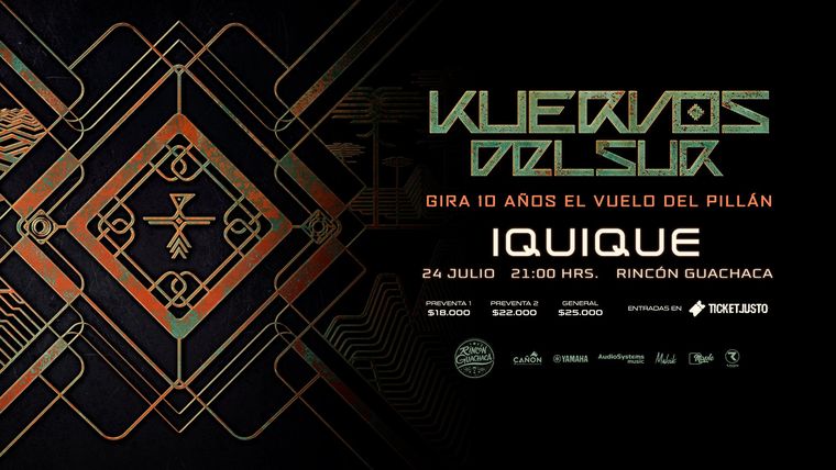 Kuervos Del Sur en Iquique "Gira 10 años El Vuelo del Pillán"