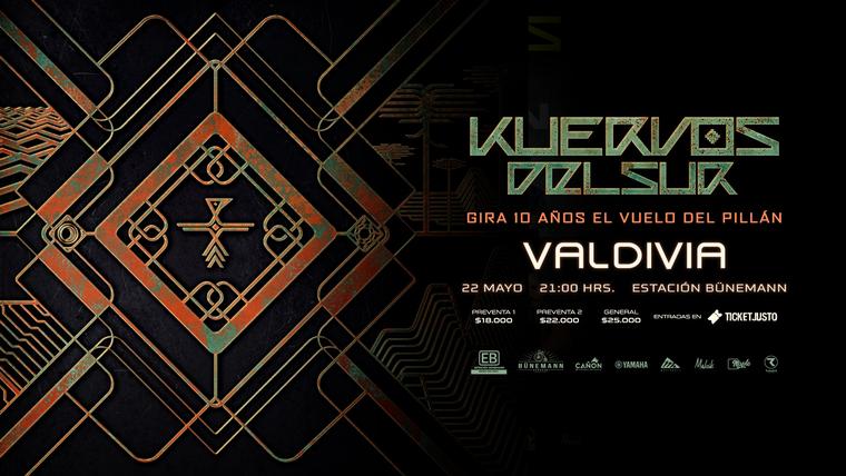 Kuervos Del Sur en Valdivia "Gira 10 años El Vuelo del Pillán"